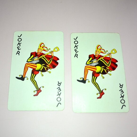 Vintage EE Fairchild Corp Playing Cards Twin Pack Boxed Petit Point Pattern - Picture 7 of 7